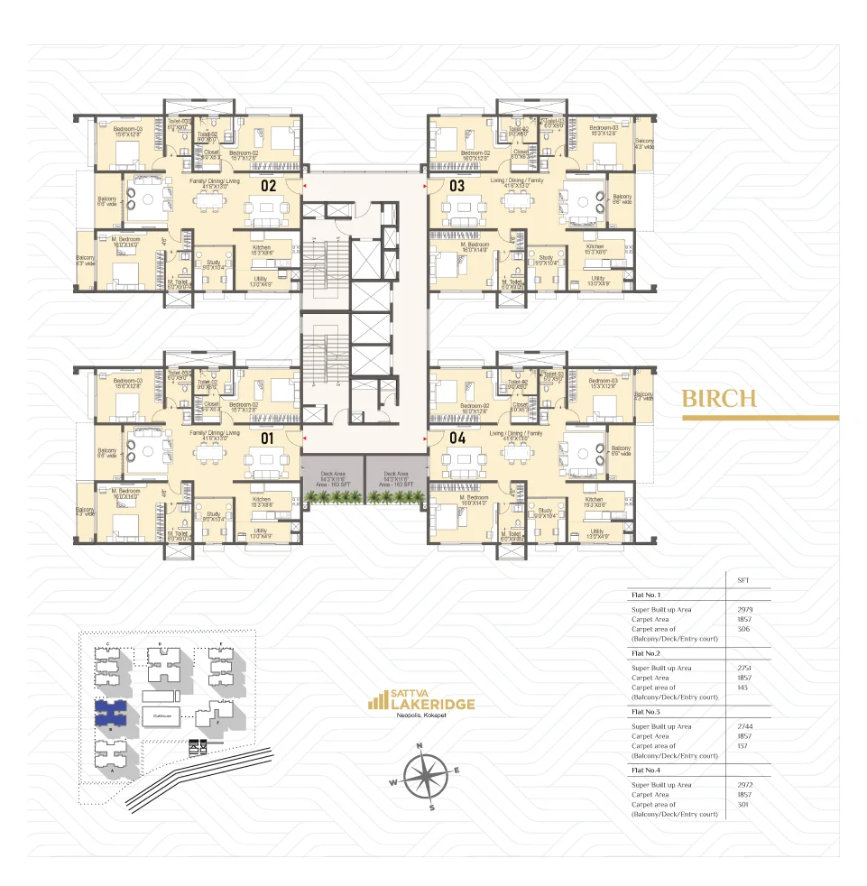 Sattva Lake Ridge Floor plan